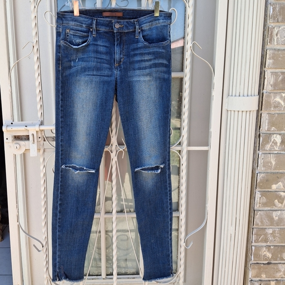 Joe's Jeans "Kalia" Blue Stretch Straight Leg Skinny Denim Jeans Women Size 30 - Picture 5 of 16